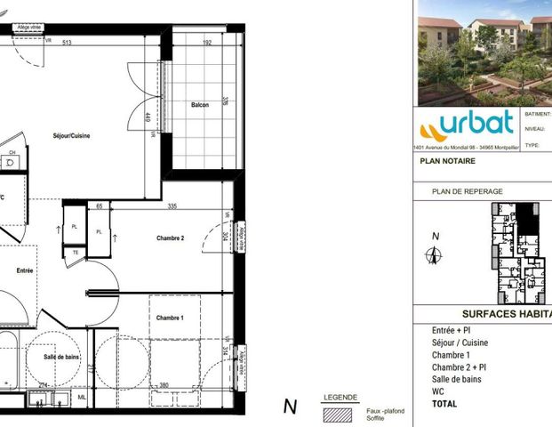 location Appartement T3 DE 59.8m² À RILLIEUX LA PAPE - Photo 1