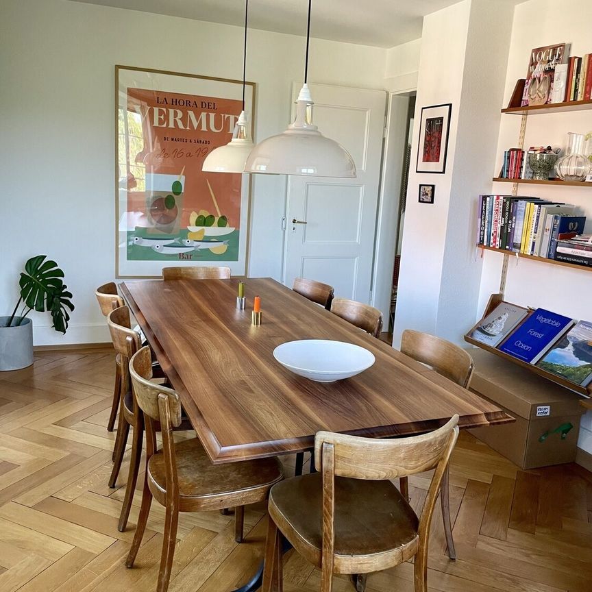 APPARTEMENT DE 4 PIÈCES À ZURICH - KREIS 7 HOTTINGEN, MEUBLÉ, TEMPORAIRE - Foto 1