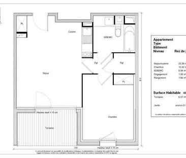 Location Appartement 2 pièces 43m² ST JORY 31790 - Photo 5