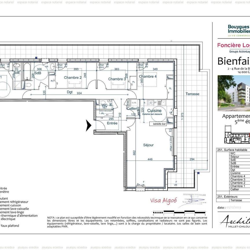Location Appartement 5 pièces 109m² CAEN 14000 - Photo 2