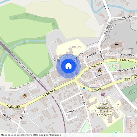 ul. Szpitalna, Nowogrodziec, Nowogrodziec, bolesławiecki, dolnośląskie