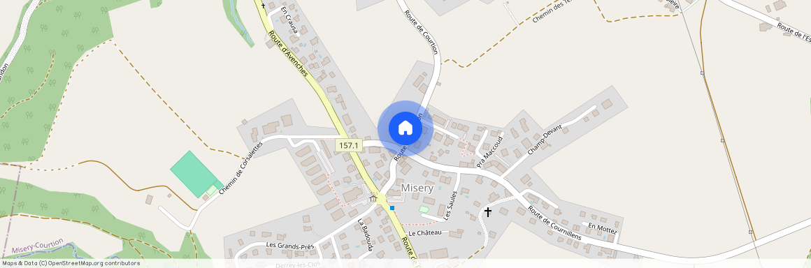 Route de Courtions 19, Misery