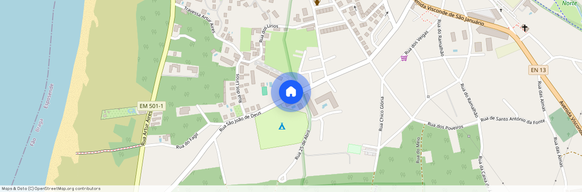 Parque de Campismo Fão, Rua São João de Deus, 4740-380 Fão, Portugal, Esposende