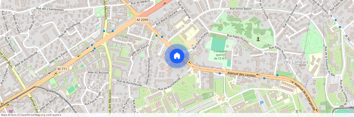 Résidence Les Cézeaux 2 avenue des Landais, 63000, Clermont-Ferrand