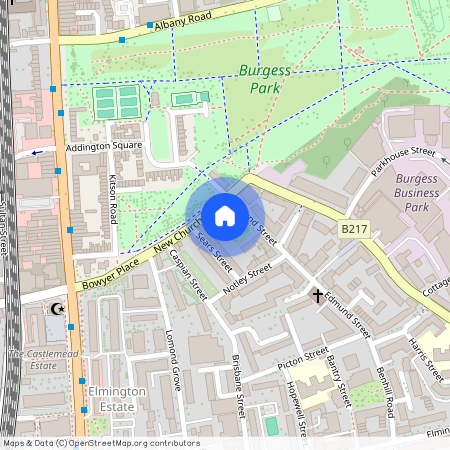 Top Floor Flat, 1 New Church Road, London, SE5