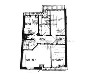 sep. Gasetagenheizung - Weitblick + Wanne u. Dusche - 3 Zimmerwohnu... - Photo 4