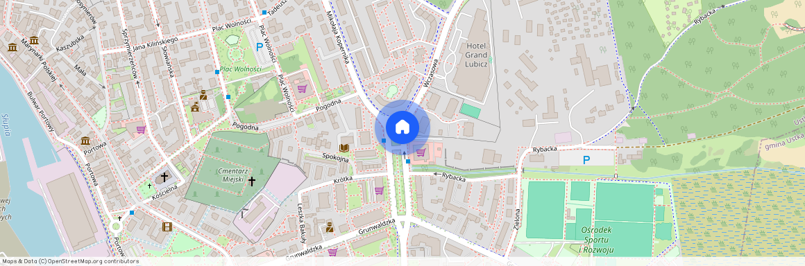 Wczasowa, Ustka, pow. słupski