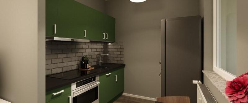 Möblierte 1-Raumwohnung mit Küche - Photo 1