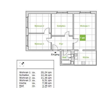 Jetzt schnell sein! Neu sanierte 4-Raumwohnung in Leuben! - Foto 4