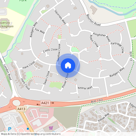 Badgers Way, Buckingham, Buckinghamshire, MK18