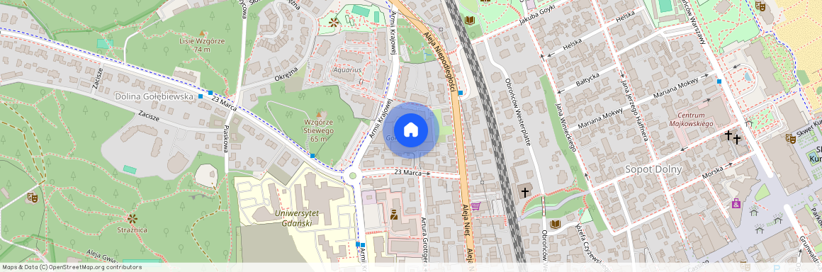 ul. 23 Marca, Górny Sopot, Sopot, pomorskie