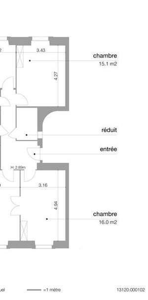 Appartement traversant de 4 pièces, 74 m2 environ, au 1er étage. - Foto 2