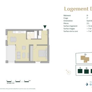 Appartement 2,5 pièces avec loggia - Neuf ! - Photo 2