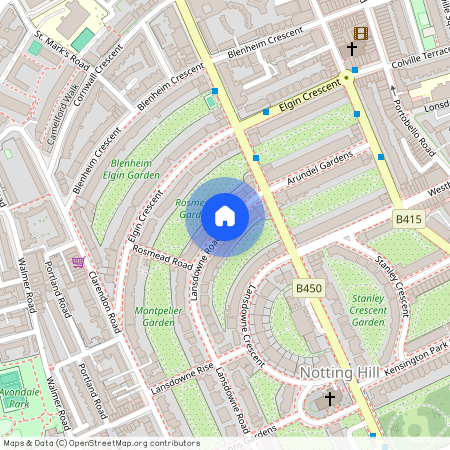 Lansdowne Road, Notting Hill, London, W11