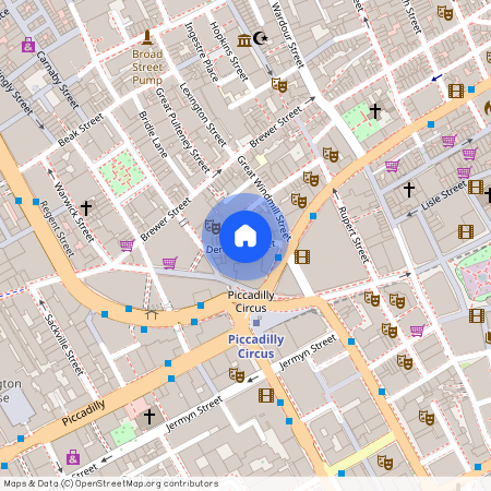 Denman Street, London, Greater London, Soho, W1D