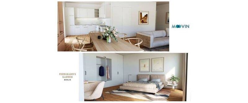 Moderne 2-Zimmer-Wohnung mit EBK und 2 BALKONEN im Neubauquartier 'Ferdinand's Garden' - Foto 1