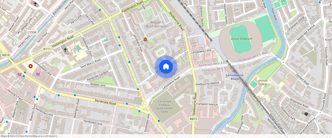 ** Lansdowne Park, Ballsbridge, Dublin 4