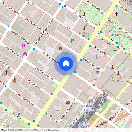 225 De la montagne, Ville-Marie, Ville-Marie, Ile de Montréal, H3G 1Z2