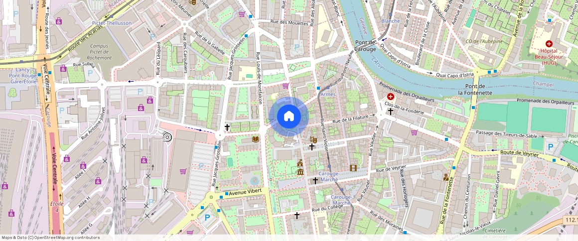 Rue de la Débridée **, 1227, Carouge Ge