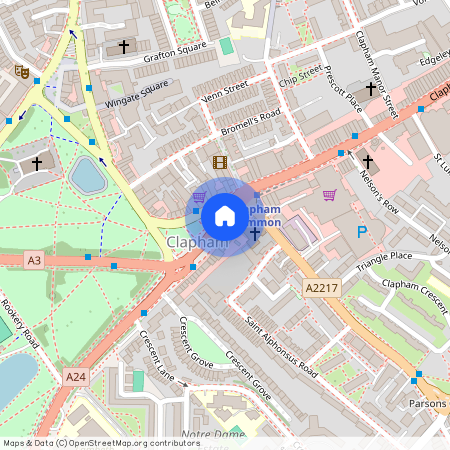 Clapham Common Southside, Clapham Common, London, SW4 7AB