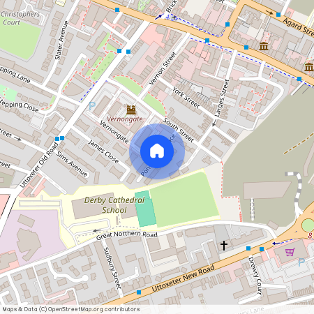 Ponsonby Terrace, Off Friar Gate, Derby, DE1