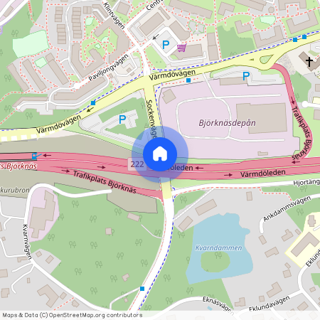 Sockenvägen, Saltsjö-Boo