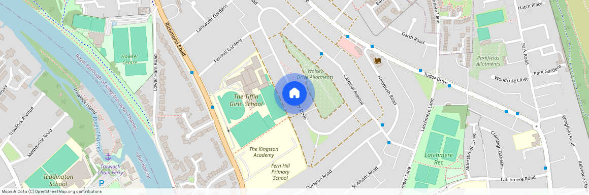 Wolsey Drive, Kingston upon Thames, Surrey, KT2