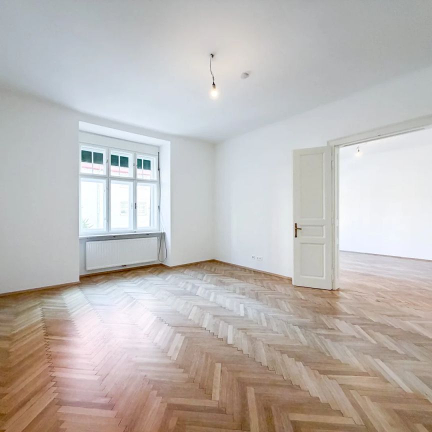 Traumhafte 3,5-Zimmer-Altbauwohnung mit Balkon in Geidorf - Foto 1