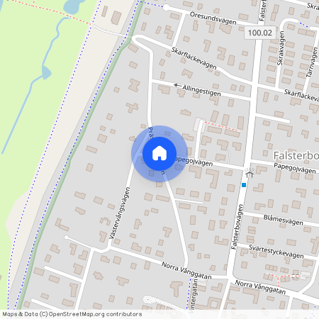 Prästaledsvägen, Falsterbo