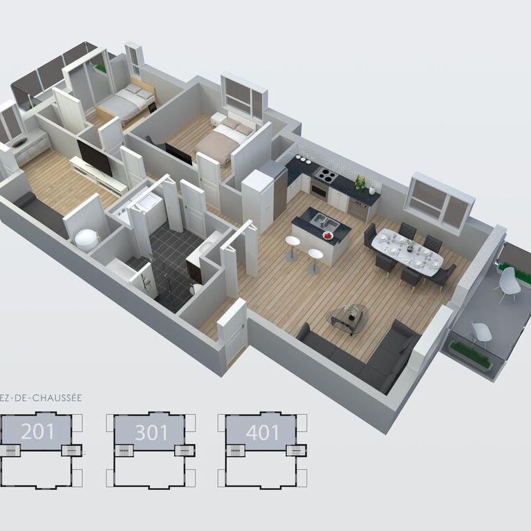 5 ½ St-Constant, Parking, A/C, Juillet - Photo 1