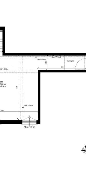 Appartement à louer 2 pièces 62.33m² - Photo 2