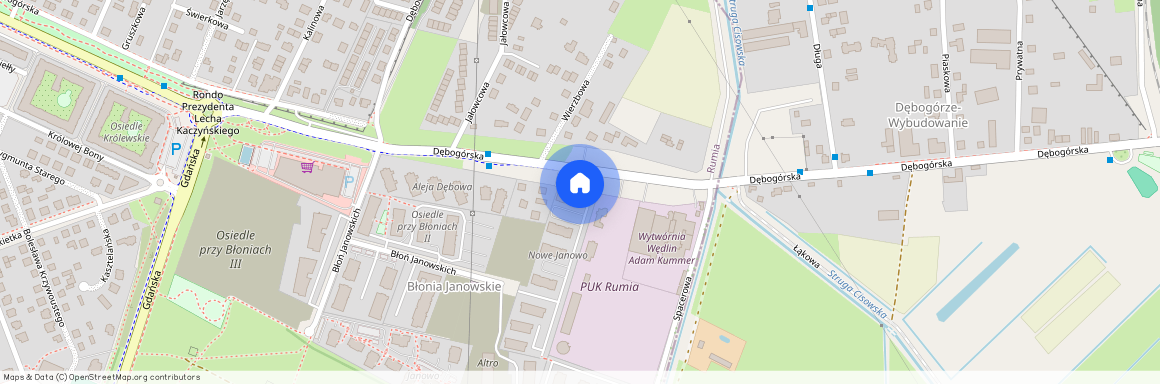 ul. Dębogórska, Rumia, wejherowski, pomorskie