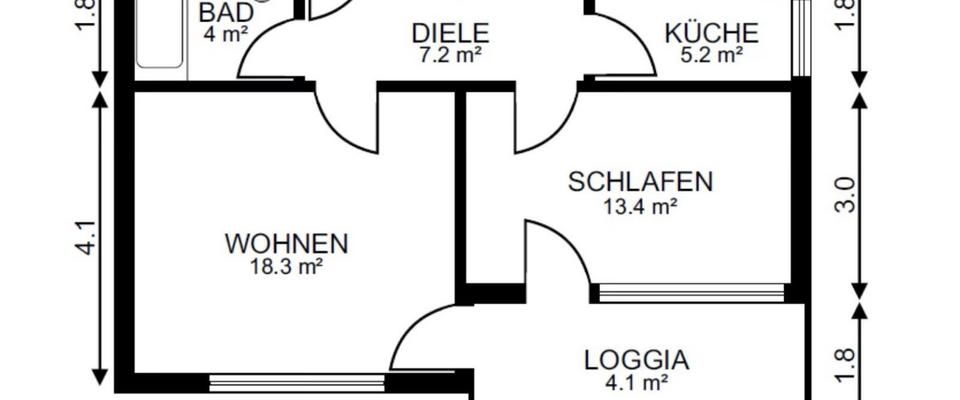 2-Zimmer Wohnung in Bad Soden-Salmünster - Foto 1