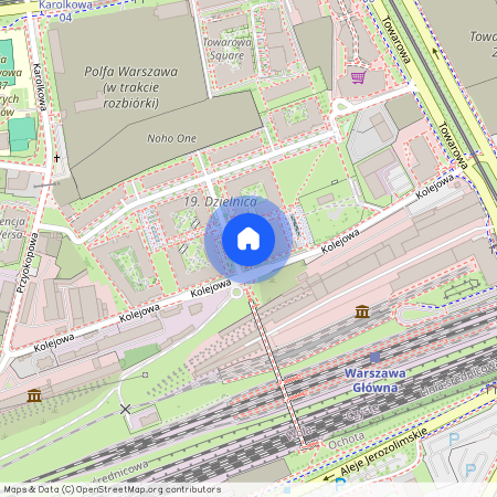 ul. Kolejowa, Czyste, Wola, Warszawa, mazowieckie