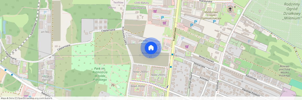 ul. Traktorowa 40, Złotno, Polesie, Łódź, łódzkie