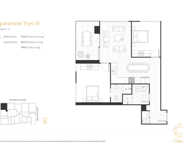 Stunning Apartment the Cullinan at 202/181 Waymouth Street - Photo 3