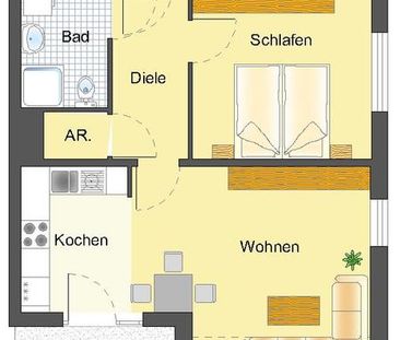 Moderne Seniorenwohnung mit Balkon! Mit WBS! - Photo 1