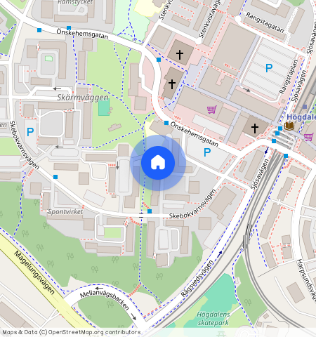 Skebokvarnsvägen **, Högdalen