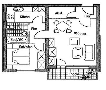 Wer will mich!? Günstig geschnittene 2-Zimmer-Wohnung - Photo 5