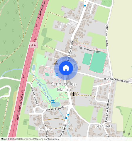 SAONE-ET-LOIRE (71), - BOURGOGNE-FRANCHE-COMTÉ, SENNECE LES MACON (71000)