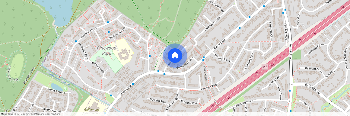 Lakeside Gardens, Farnborough, GU14