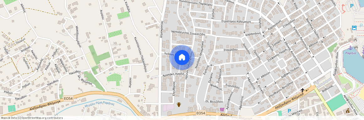 Ηλιού Ηλία 10, 190 09 Ραφήνα, Κέντρο (Ραφήνα)