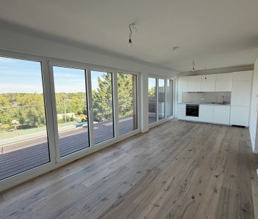 Traumhafter Donau-Blick – Moderne 2-Zimmer-Wohnung mit großer Terrasse - Photo 3