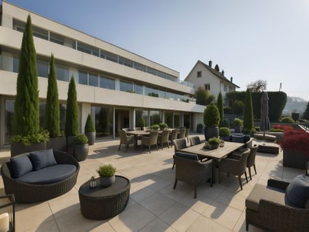 Exclusive terrace apartment with panoramic views in Füllinsdorf - Photo 2