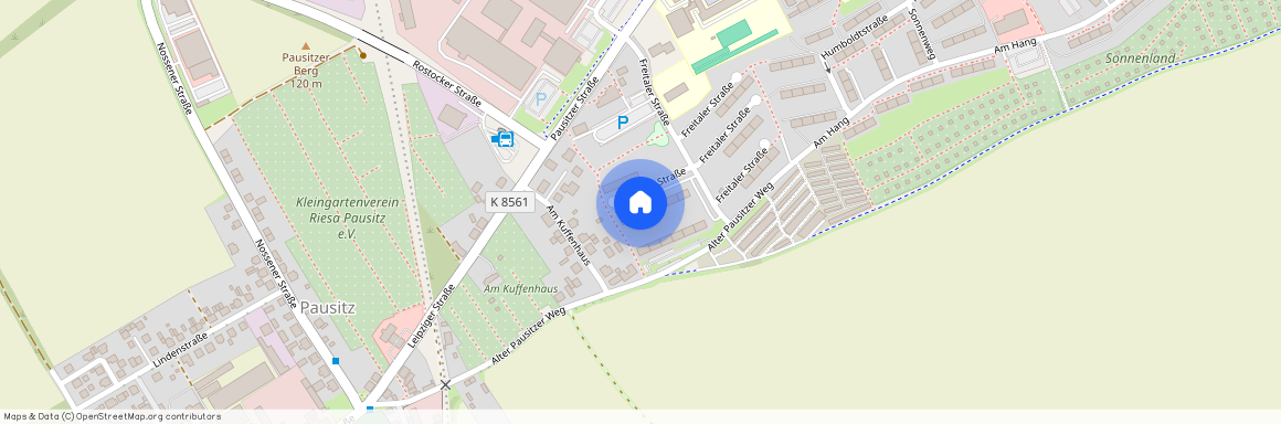 Freitaler Straße 24, 01589 Riesa, Delle