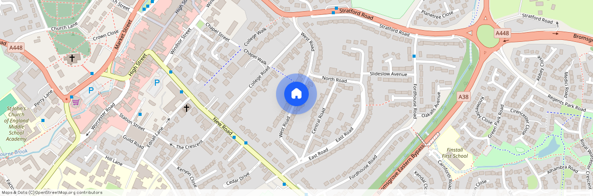 West Road, Bromsgrove, Worcestershire, B60