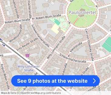 Mit Balkon nahe der Pauluskirche! Hübsche 2-Raum-Wohnung mit prakti... - Photo 1