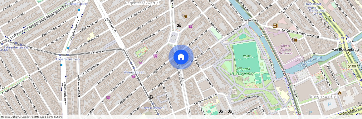 Koningsplein en omgeving, 2562 EE, Regentesselaan, Den Haag