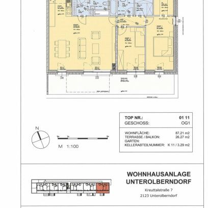 Charmante 3-Zimmer-Wohnung mit großem Balkon in Unterolberndorf - Photo 2