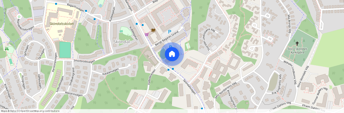 Bengt Bagares Gränd 6, Sköndal